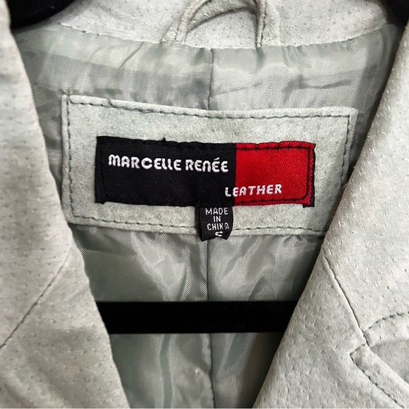 Y2K Marcelle Renee Suede Leather Jacket - Picture 5 of 11